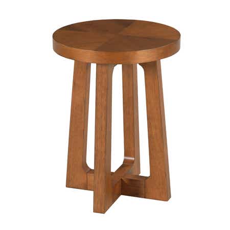 Archetype Round Accent Table Cinnamon