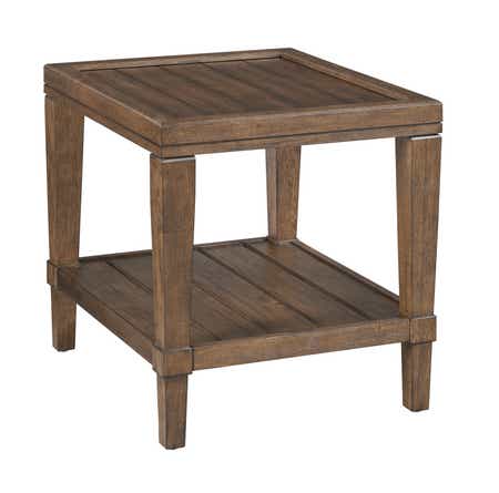 Oliver Rectangular End Table Sepia