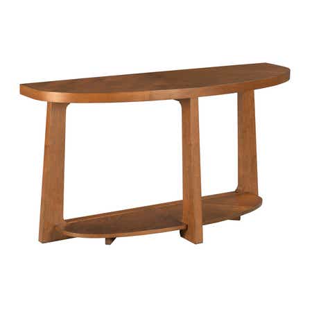 Archetype Demilune Console Table Cinnamon