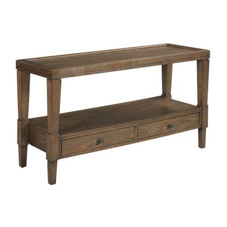 Oliver Rectangular Drawer Sofa Table Sepia