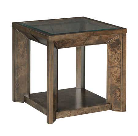 Hidden Treasures Burl End Table