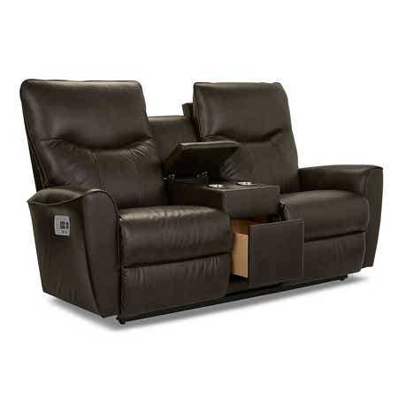 Belmont Power Wall Reclining Loveseat w/ Headrest &amp; Console