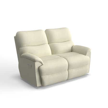 Trouper Power Reclining Loveseat w/ Headrest &amp; Lumbar