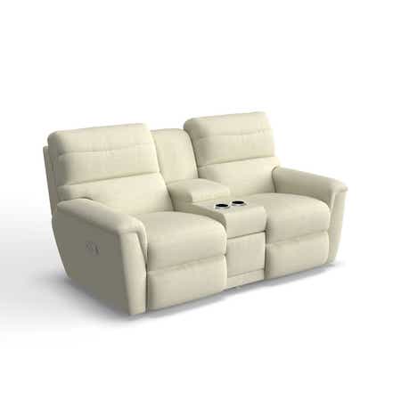 Ava Power Reclining Loveseat w/ Console Headrest &amp; Lumbar