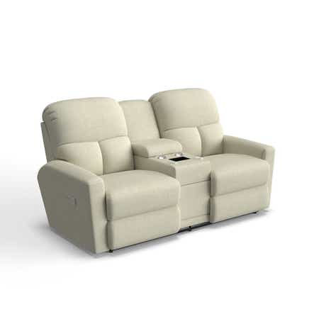 Hawthorn Power Reclining Loveseat w/ Headrest, Lumbar &amp; Console