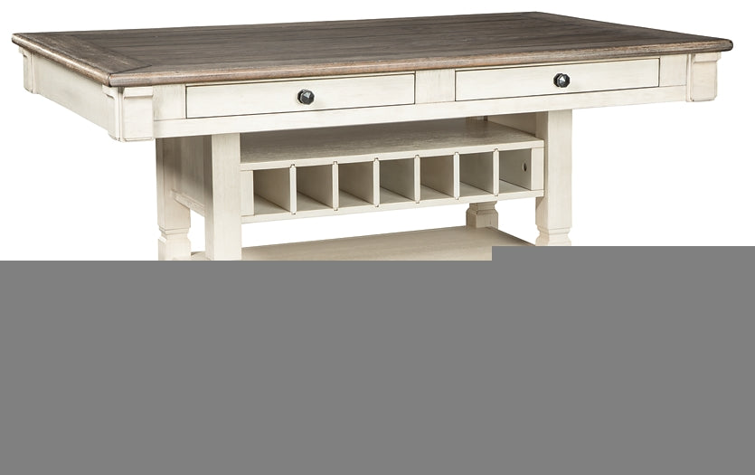 Bolanburg Counter Height Dining Table and 6 Barstools