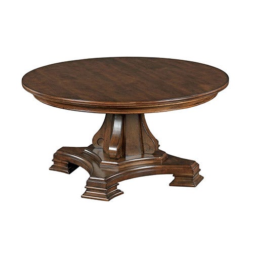 Portolone Round Pedestal Cocktail Table