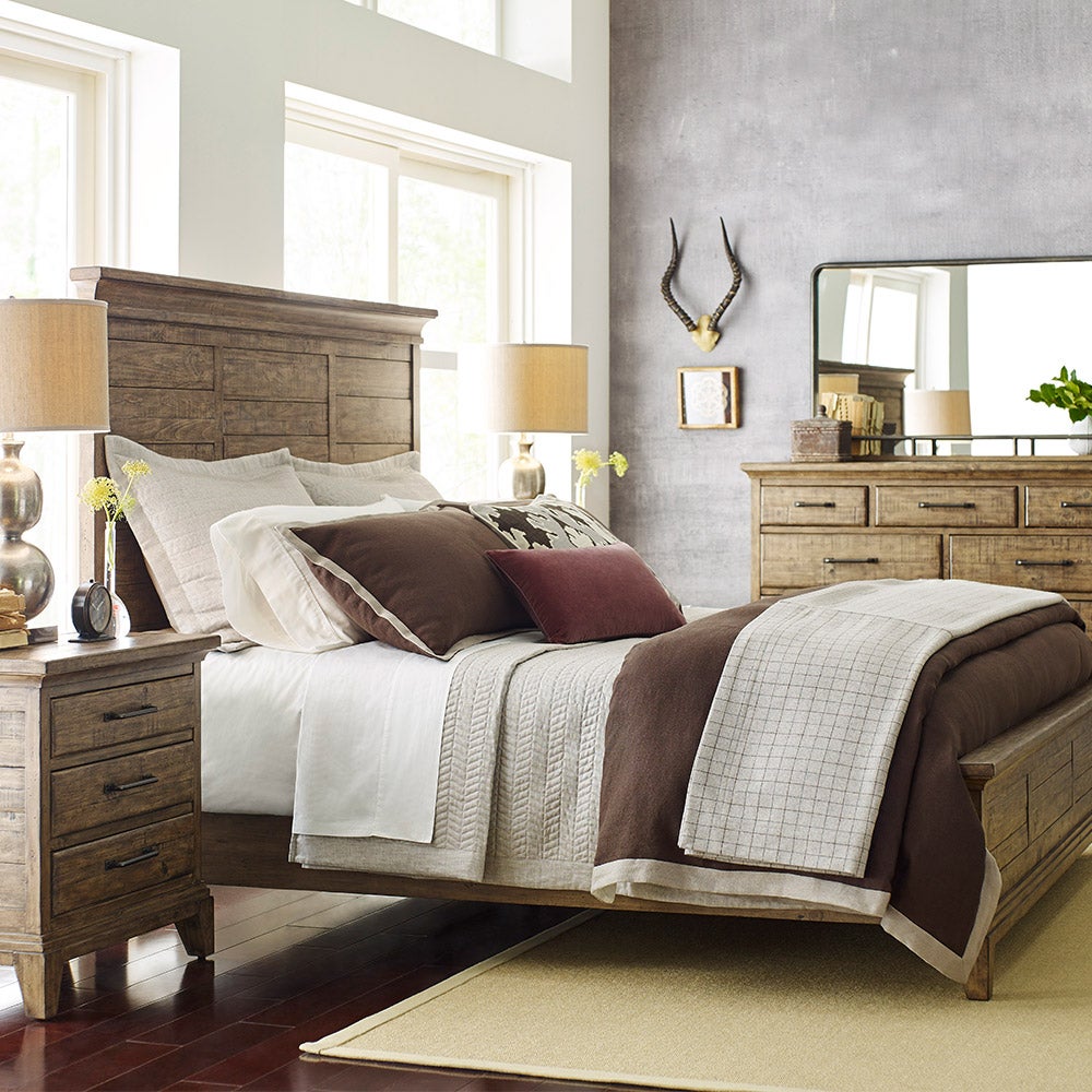 Plank Road California King Jessup Medium Panel Bed