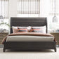 Plank Road King Eastburn Dark Sleigh Bed