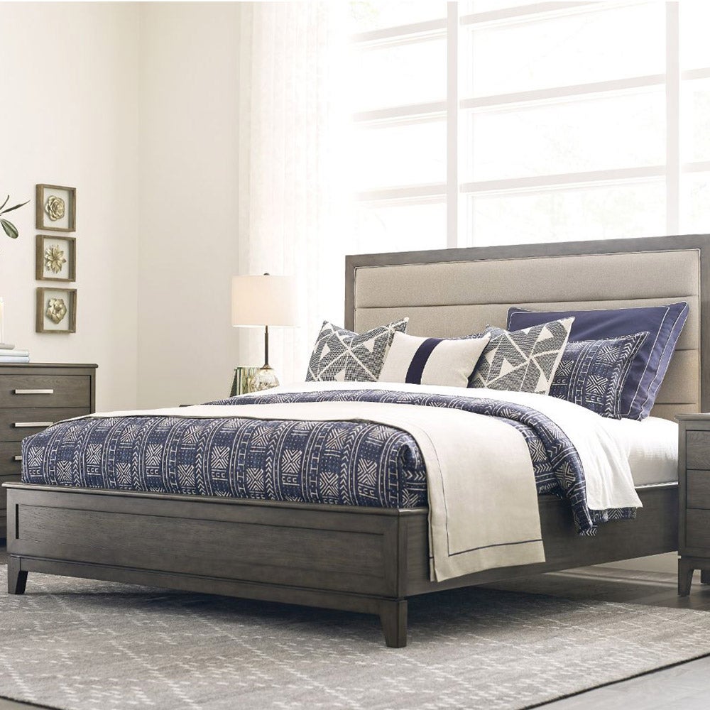 Cascade California King Ross Upholstered Panel Bed