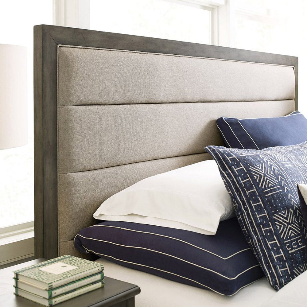Cascade California King Ross Upholstered Panel Bed