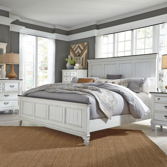Queen Panel Bed, Dresser & Mirror, Chest, Night Stand