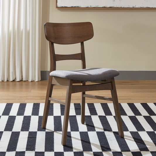 Panel Back Side Chair- Grey (RTA)