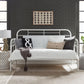 Twin Metal Day Bed - Antique White