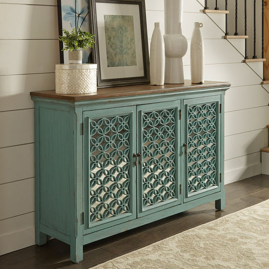 3 Door Accent Cabinet