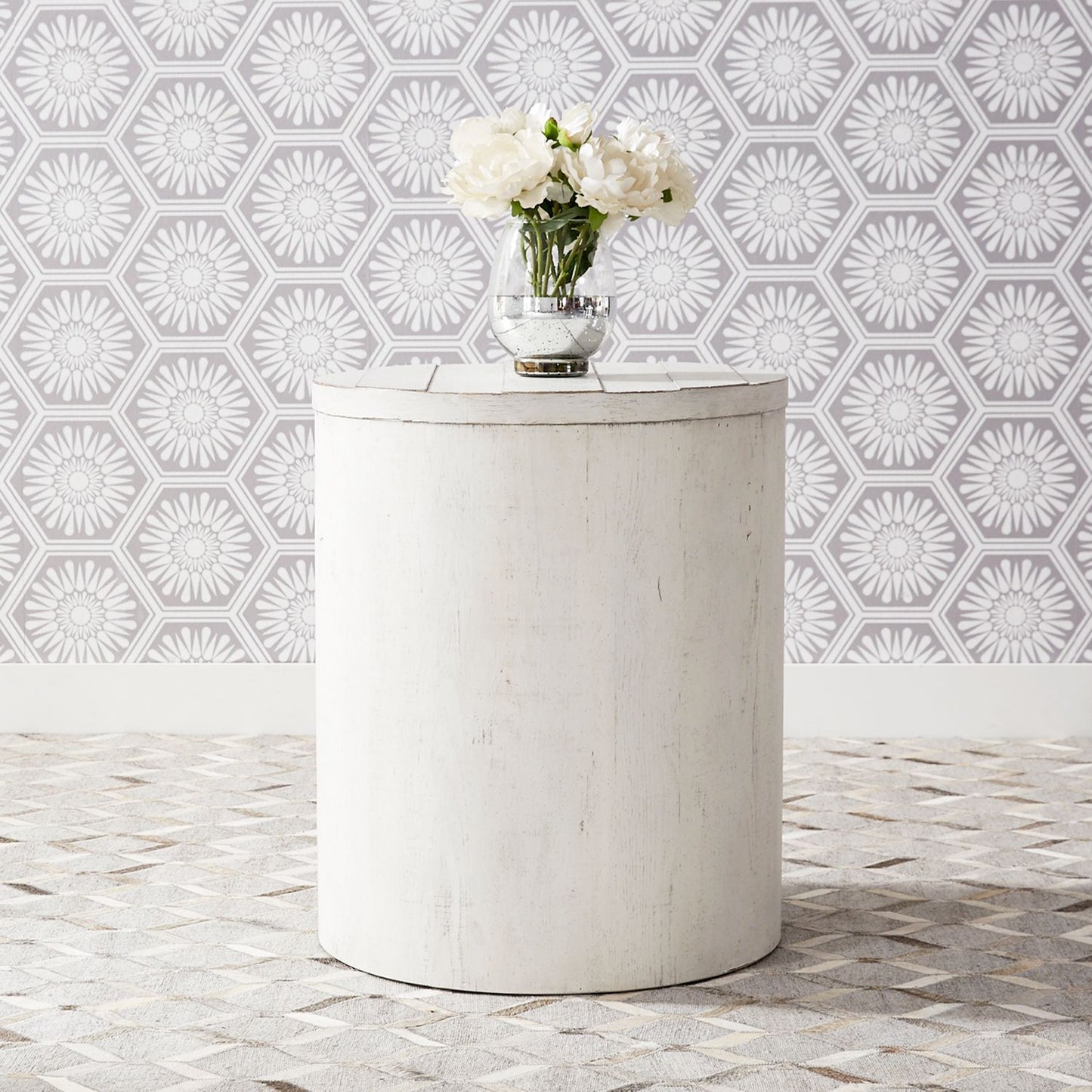 Drum End Table