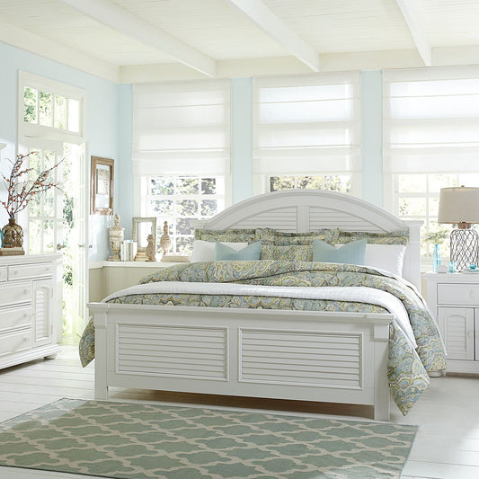 Queen Panel Bed, Dresser & Mirror, Chest, Night Stand