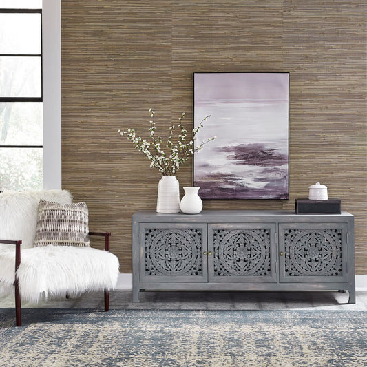 65 Inch 3 Door Accent TV Stand