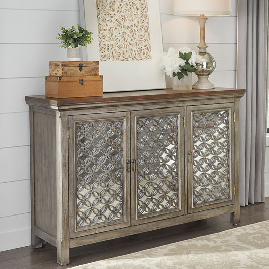 3 Door Accent Cabinet
