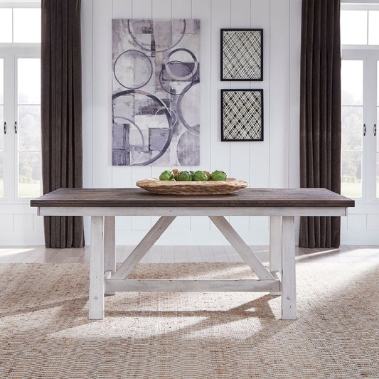 Fixed Top Trestle Table