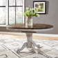 Pedestal Table Set- White