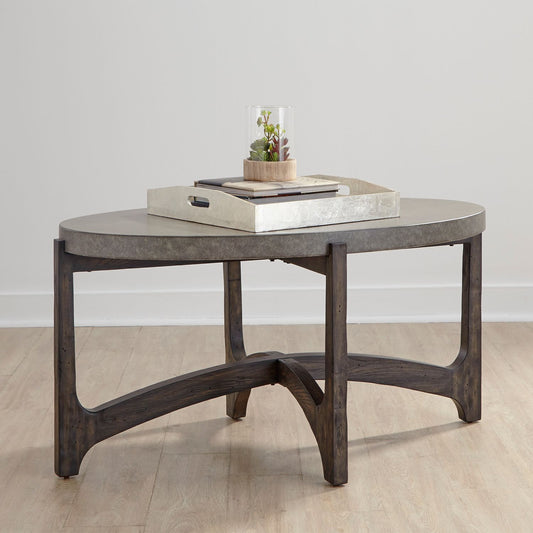 Oval Cocktail Table