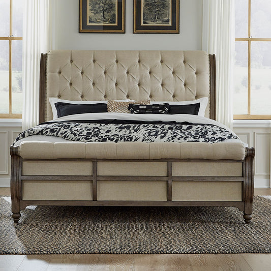 Queen Sleigh Bed