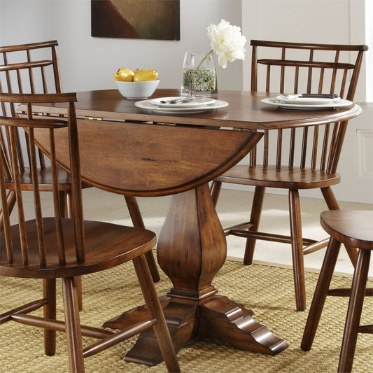 Round Drop Leaf Table