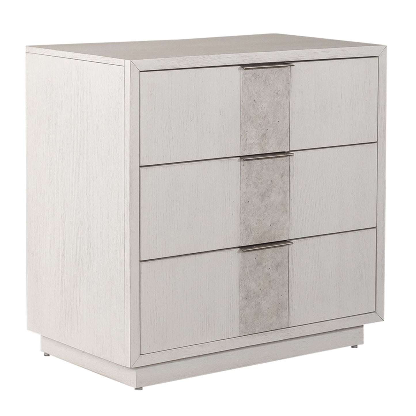 Mirage - 3 Drawer Night Stand w -  Charging Station