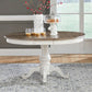 Pedestal Table Set