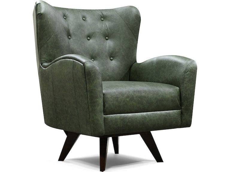 HARLOW LEATHER SWIVEL CHAIR 8C069AL