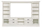 Structures Quintuple Storage Entertainment Wall Unit