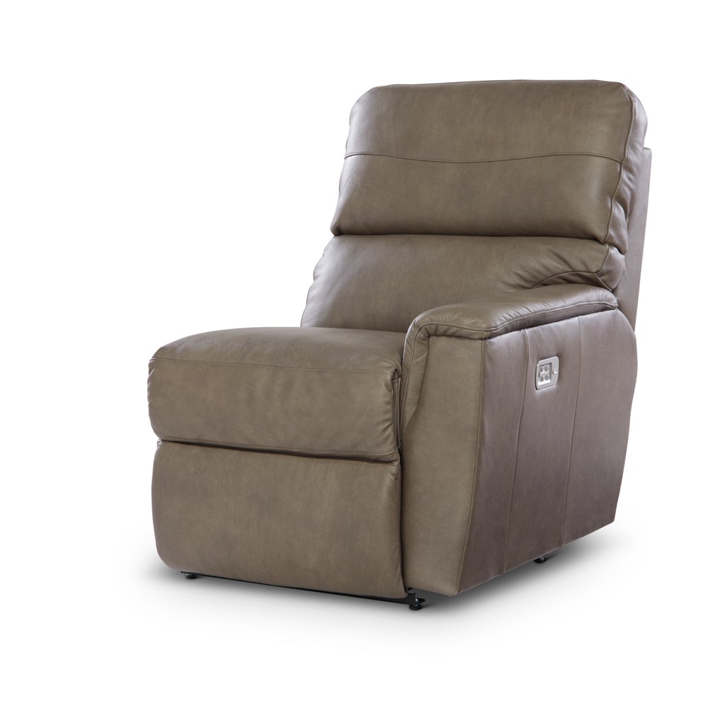 Ava Power Left-Arm Sitting Recliner w/ Headrest and Lumbar