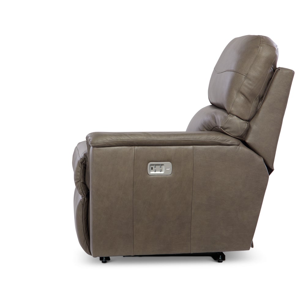 Ava Power Left-Arm Sitting Recliner w/ Headrest and Lumbar