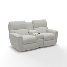Ava Power Reclining Loveseat w/ Console Headrest & Lumbar