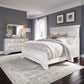 King Panel Bed, Dresser & Mirror