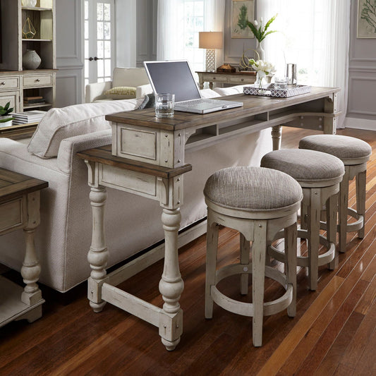 4 Piece Console Set (1-Console 3-Stools)