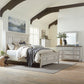 King California Panel Bed, Dresser & Mirror, Chest