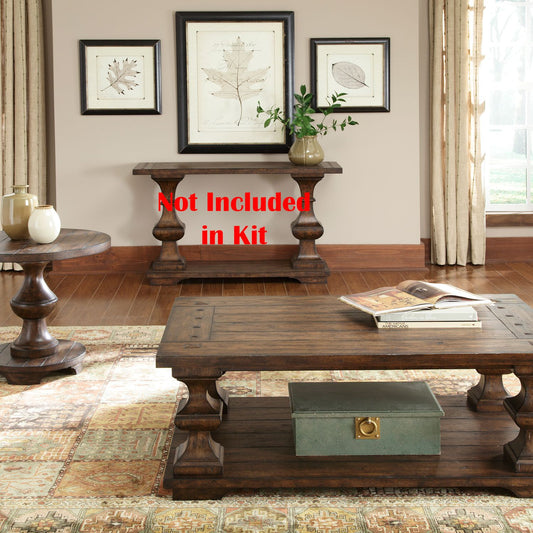 3 Piece Set (1-Cocktail 2-End Tables)