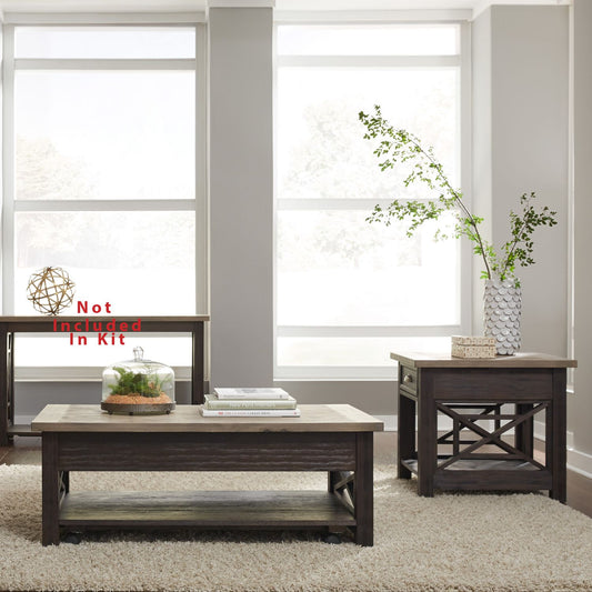Opt 3 Piece Set (1-Cocktail 2-End Tables)
