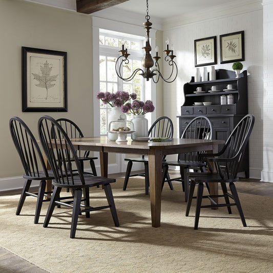 7 Piece Rectangular Table Set