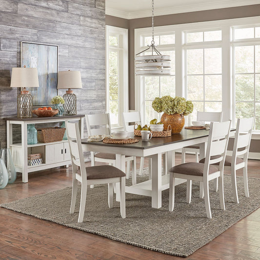Optional 7 Piece Trestle Table Set