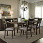 7 Piece Trestle Table Set
