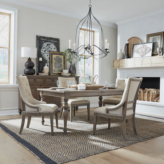 5 Piece Leg Table Set