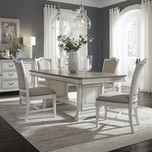 5 Piece Trestle Table Set