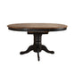 5 Piece Pedestal Table Set- Black
