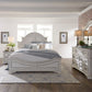 King Panel Bed, Dresser & Mirror, Night Stand