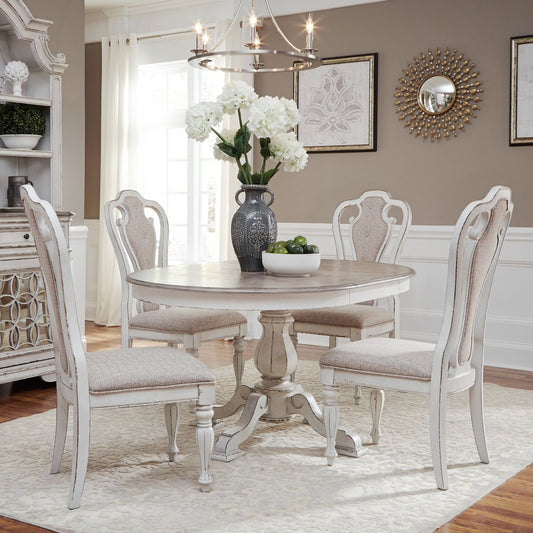 Opt 5 Piece Pedestal Table Set