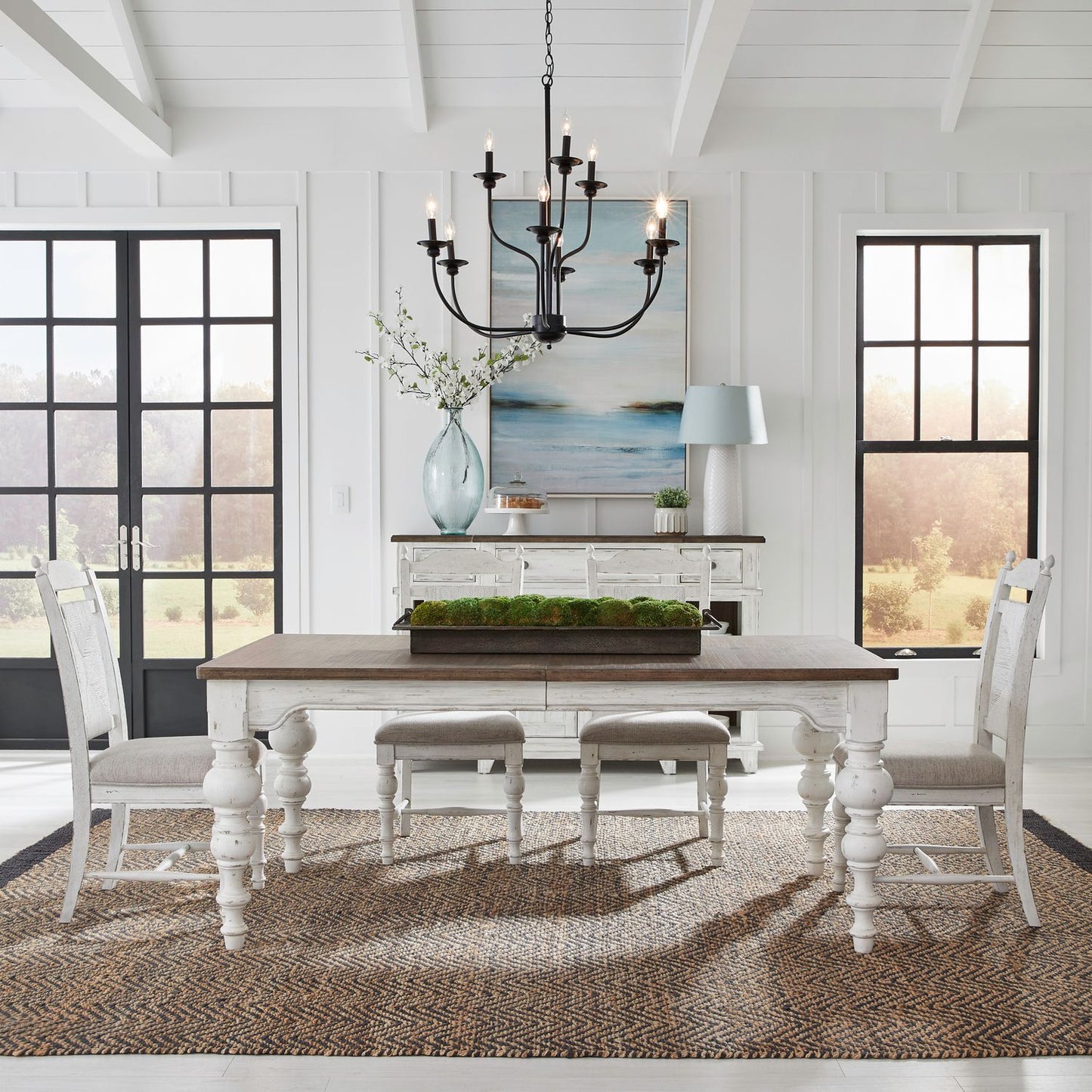 5 Piece Rectangular Table Set