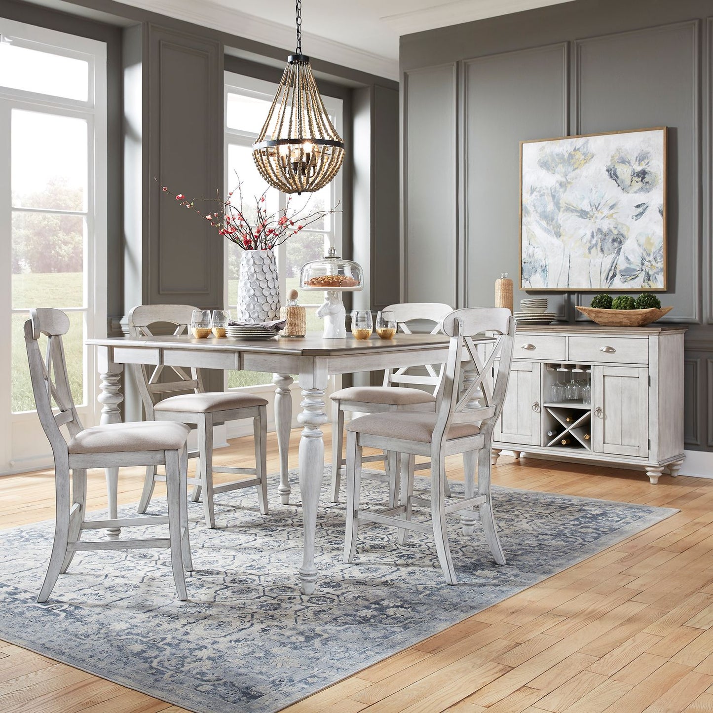 5 Piece Gathering Table Set